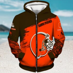 Cleveland Browns Helmet Match Player NFL Hoodie Cleveland Browns Helmet Match Player NFL Hoodie