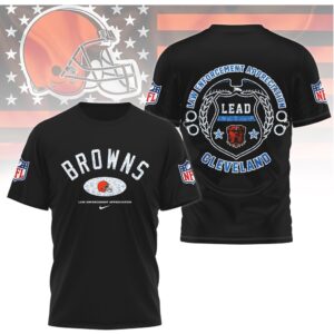Cleveland Browns Law Enforcement Appreciation LEAD T Shirt