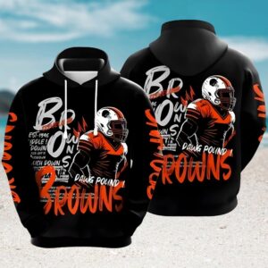 Cleveland Browns Match Player NFL Hoodie Cleveland Browns Match Player NFL Hoodie