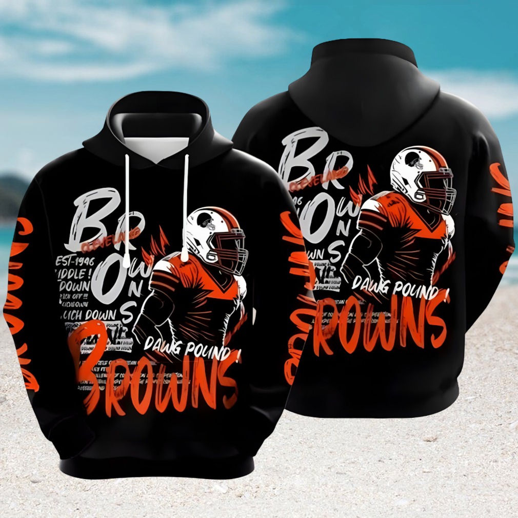 Cleveland Browns Match Player NFL Hoodie Cleveland Browns Match Player NFL Hoodie