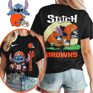 Cleveland Browns Official NFL Stitch 3D Shirt