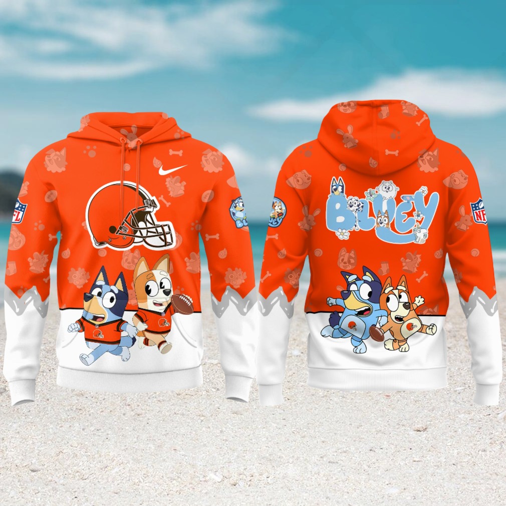 Cleveland Browns x Bluey Night NFL GameDay Hoodie Cleveland Browns x Bluey Night NFL GameDay Hoodie