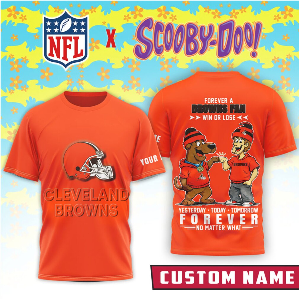 Cleveland Browns x Scooby Doo Official 3D Shirt Cleveland Browns x Scooby Doo Official 3D Shirt