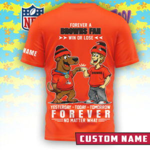 Cleveland Browns x Scooby Doo Official 3D Shirt