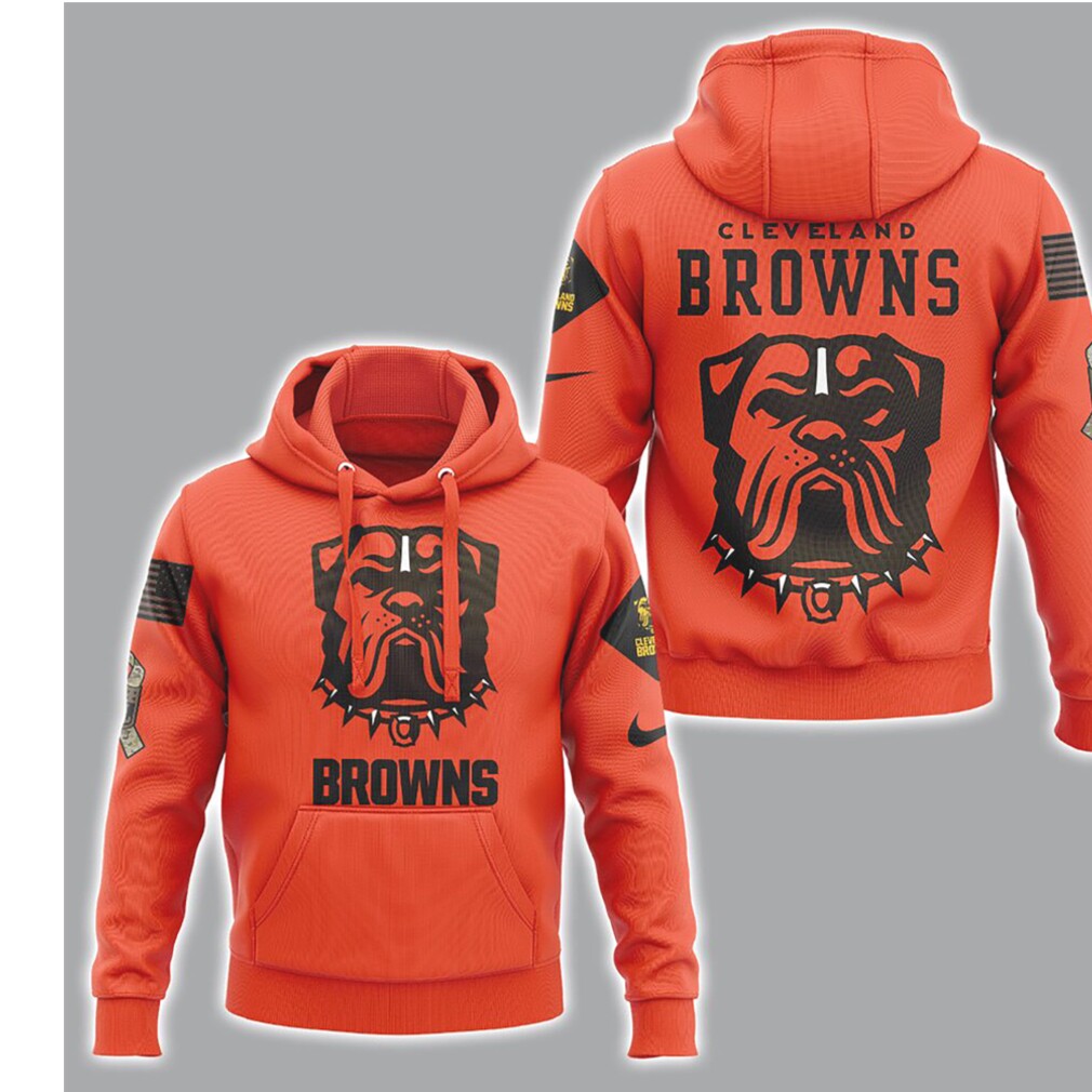 Cleveland Football Salute To Service New Logo Hoodie PU1011241007 Cleveland Football Salute To Service New Logo Hoodie PU1011241007