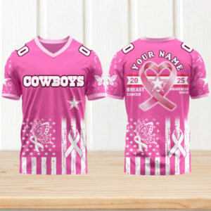 Cowboys x Breast Cancer Awareness Month New NFL Gameday Jersey