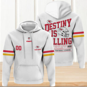 Custom Kansas City Chiefs Destiny Is Calling NFL Hoodie Custom Kansas City Chiefs Destiny Is Calling NFL Hoodie