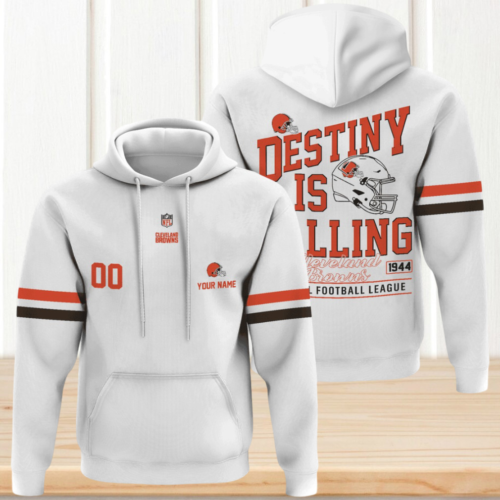 Customizable Cleveland Browns Destiny is Calling Hoodie Customizable Cleveland Browns Destiny is Calling Hoodie