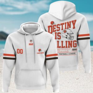 Customizable Cleveland Browns Destiny is Calling Hoodie