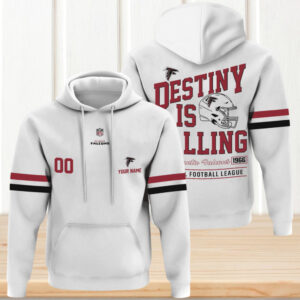 Customized Atlanta Falcons Destiny Is Calling Game NFL Hoodie Customized Atlanta Falcons Destiny Is Calling Game NFL Hoodie