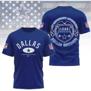 Dallas Cowboys Law Enforcement Appreciation LEAD T Shirt Dallas Cowboys Law Enforcement Appreciation LEAD T Shirt