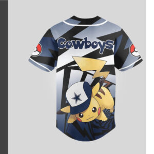 Dallas Cowboys Official NFL Pikachu Jersey Shirt Dallas Cowboys Official NFL Pikachu Jersey Shirt