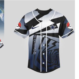 Dallas Cowboys Official NFL Pikachu Jersey Shirt