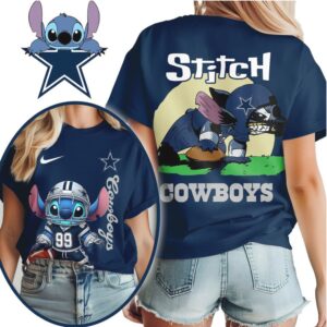 Dallas Cowboys Official NFL Stitch 3D Shirt
