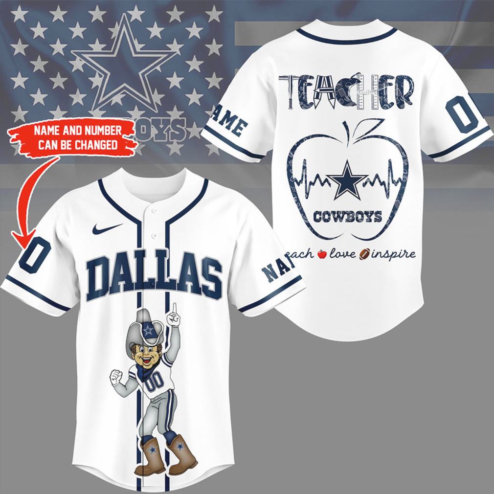 Dallas Cowboys Official NFL Teacher Appreciation Month Jersey Shirt Dallas Cowboys Official NFL Teacher Appreciation Month Jersey Shirt