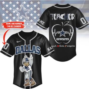 Dallas Cowboys Official NFL Teacher Appreciation Month Jersey Shirt