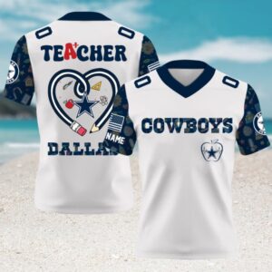 Dallas Cowboys x Teacher Football Gameday Jersey Dallas Cowboys x Teacher Football Gameday Jersey