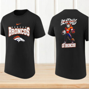 Denver Broncos Beat Bills Mascot Football Game Day Fan Apparel T Shirt