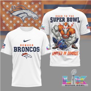 Denver Broncos Gameday Playoffs 2026 NFL Road To Super Bowl 3D Shirt Denver Broncos Gameday Playoffs 2026 NFL Road To Super Bowl 3D Shirt