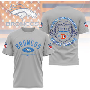 Denver Broncos Law Enforcement Appreciation T Shirt Denver Broncos Law Enforcement Appreciation T Shirt