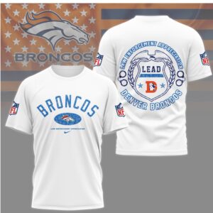 Denver Broncos Law Enforcement Appreciation T Shirt