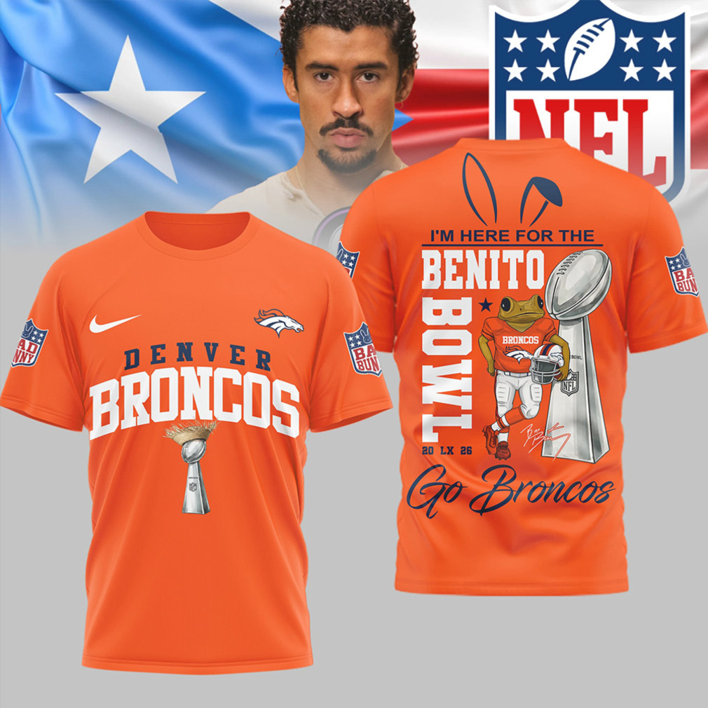 Denver Broncos Official NFL Benito Bowl 3D Shirt Denver Broncos Official NFL Benito Bowl 3D Shirt
