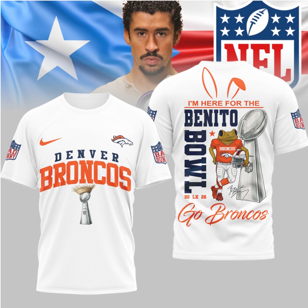 Denver Broncos Official NFL Benito Bowl 3D Shirt Denver Broncos Official NFL Benito Bowl 3D Shirt