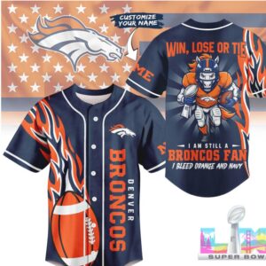Denver Broncos Official NFL Forever Fan Jersey Shirt Denver Broncos Official NFL Forever Fan Jersey Shirt