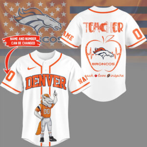 Denver Broncos Official NFL Teacher Appreciation Month Jersey Shirt Denver Broncos Official NFL Teacher Appreciation Month Jersey Shirt