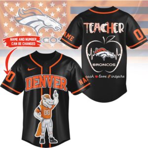 Denver Broncos Official NFL Teacher Appreciation Month Jersey Shirt