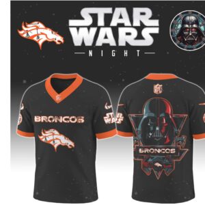 Denver Broncos Star Wars Darth Vader NFL Football Jersey Denver Broncos Star Wars Darth Vader NFL Football Jersey