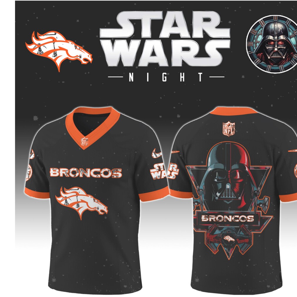 Denver Broncos Star Wars Darth Vader NFL Football Jersey Denver Broncos Star Wars Darth Vader NFL Football Jersey
