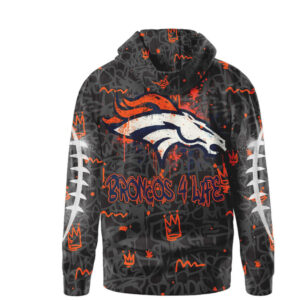 Denver Broncos Urban Graffiti “Broncos 4 Life” Streetwear Game Day NFL Shirt Denver Broncos Urban Graffiti “Broncos 4 Life” Streetwear Game Day NFL Shirt