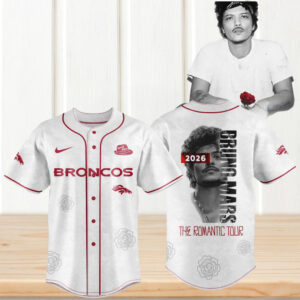 Denver Broncos X BRUNO MARS The Romantic Tour 2026 Jersey Denver Broncos X BRUNO MARS The Romantic Tour 2026 Jersey