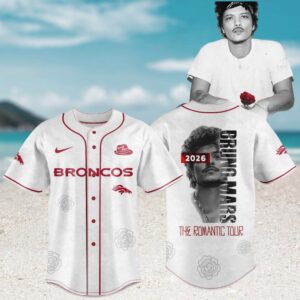 Denver Broncos X BRUNO MARS The Romantic Tour 2026 Jersey