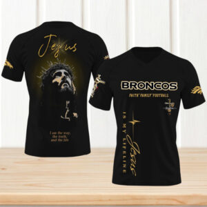 Denver Broncos x Jesus Jesus Day Gift Football Jersey.jfif