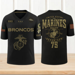 Denver Broncos x U.S Marine Corps Dark Gameday Jersey