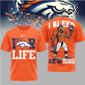 Denver BroncosI Bleed Orange and Blue 2026 Nfl Game Day T Shirt Denver BroncosI Bleed Orange and Blue 2026 Nfl Game Day T Shirt