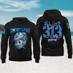 Detroit Lions All Grit NFL Game Day Hoodie Detroit Lions All Grit NFL Game Day Hoodie