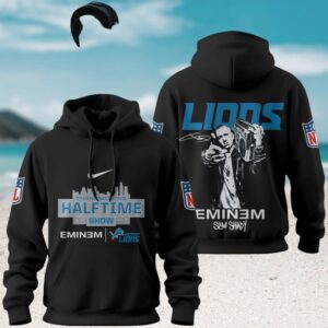 Detroit Lions Eminem NFL Game Day Hoodie Detroit Lions Eminem NFL Game Day Hoodie