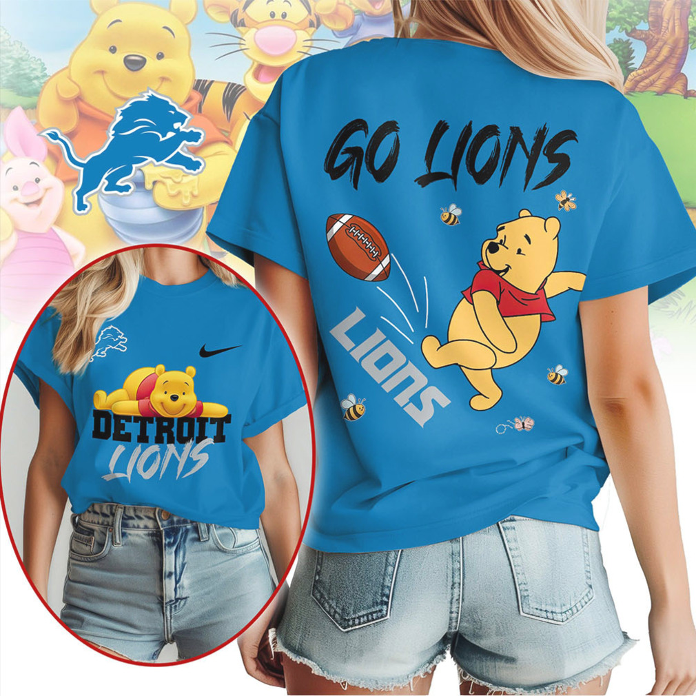 Detroit Lions Football Official NFL Winnie The Pooh Shirt Detroit Lions Football Official NFL Winnie The Pooh Shirt