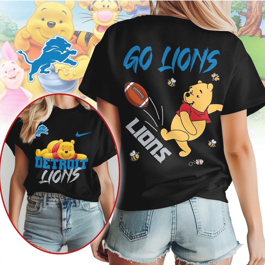Detroit Lions Football Official NFL Winnie The Pooh Shirt Detroit Lions Football Official NFL Winnie The Pooh Shirt