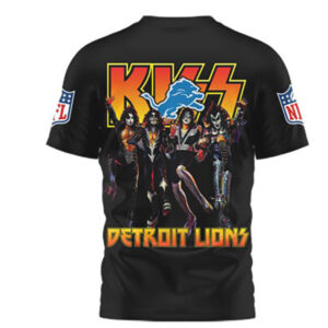 Detroit Lions Game Day 2026 Official NFL Kiss Band 3D Shirt Detroit Lions Game Day 2026 Official NFL Kiss Band 3D Shirt