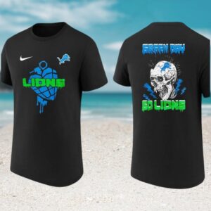Detroit Lions Green Day American Idiot Punk Rock Aesthetic NFL Fan Apparel Shirt