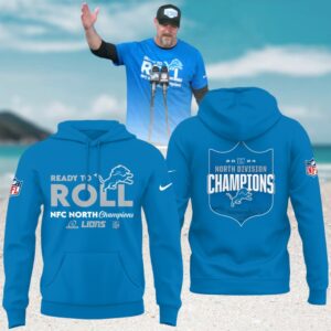 Detroit Lions NFC North Division Champions Fan Hoodie Detroit Lions NFC North Division Champions Fan Hoodie