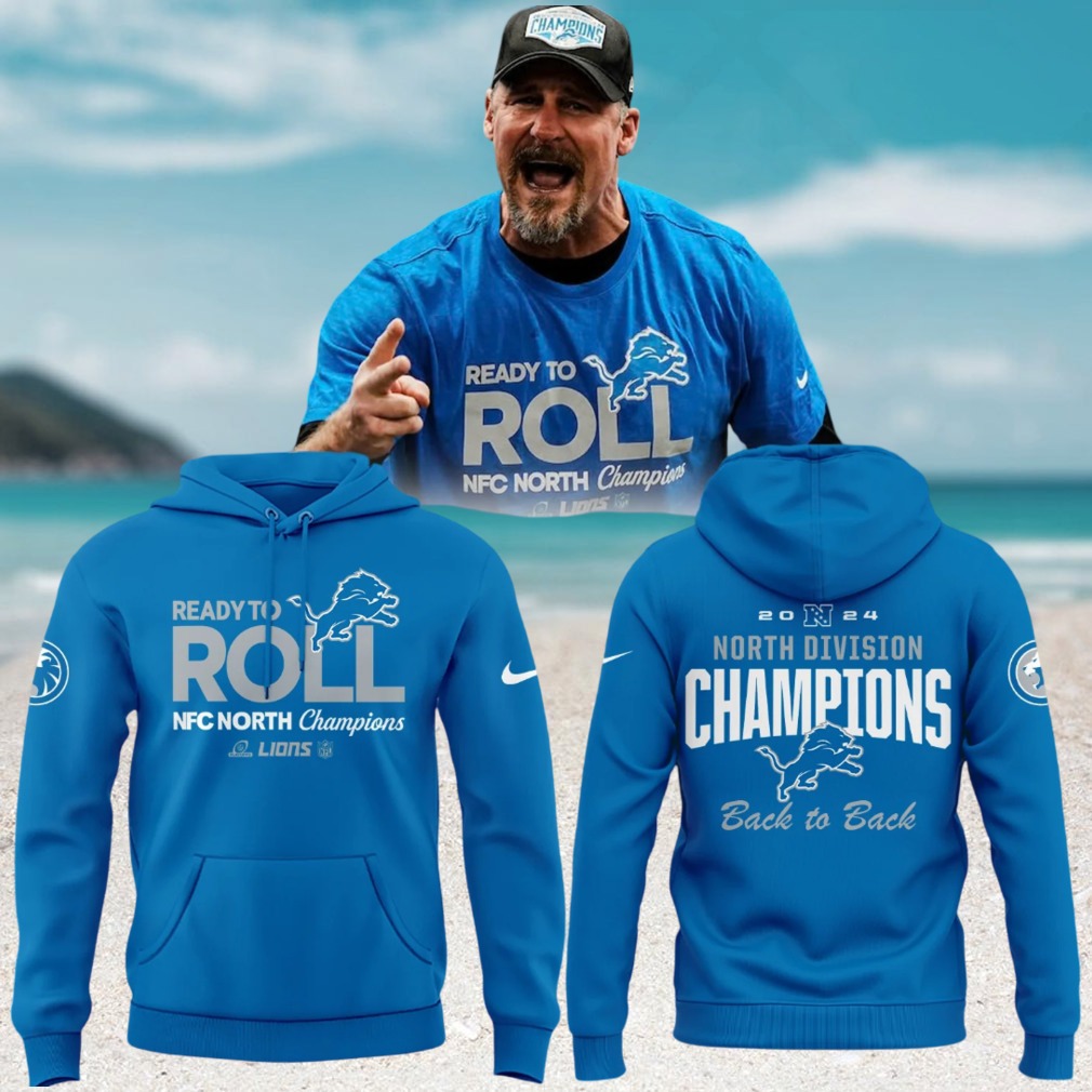 Detroit Lions NFC North Division Champions Game Day Hoodie Detroit Lions NFC North Division Champions Game Day Hoodie