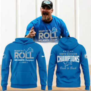 Detroit Lions NFC North Division Champions Game Day Hoodie