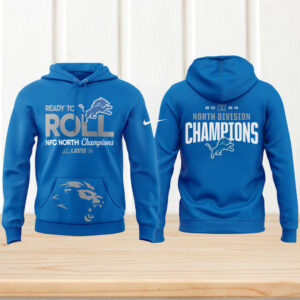 Detroit Lions NFC North Division Champions Hoodie