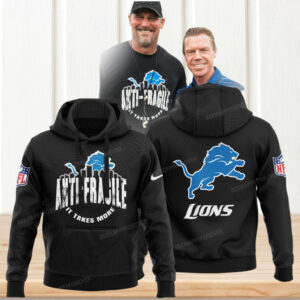 Detroit Lions NFL Game Match Fan Hoodie