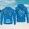 Detroit Lions NFL Game Match Logo Fan Hoodie Detroit Lions NFL Game Match Logo Fan Hoodie